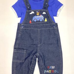 Paw Patrol tuinpak / salopette - geborduurd