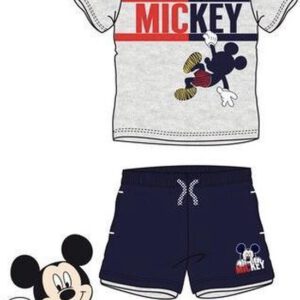 Disney Mickey Mouse 2-delige set - grijs/marine