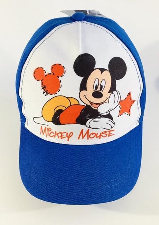 Disney Mickey Mouse cap - blauw - 54 cm
