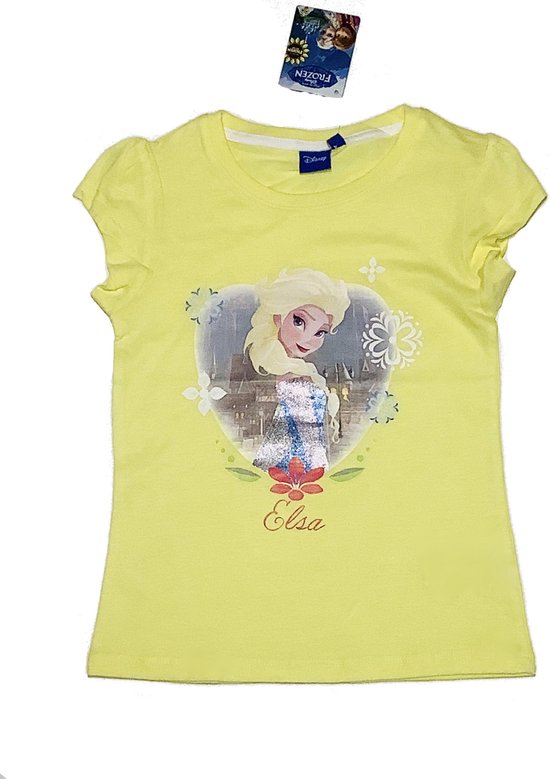 Frozen T Shirt Elsa geel