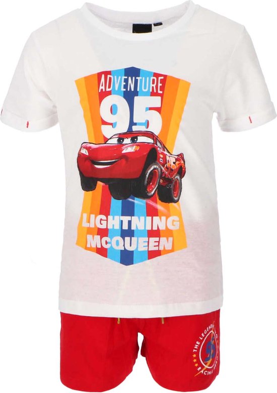 Disney Cars Set - Wit/Rood