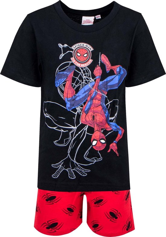 Spiderman - shortama - Maat 98