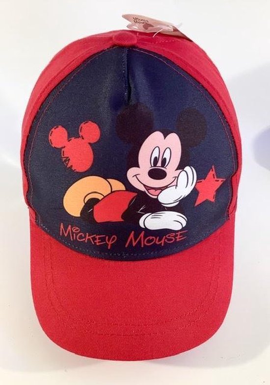 Disney Mickey Mouse cap - rood - 54 cm