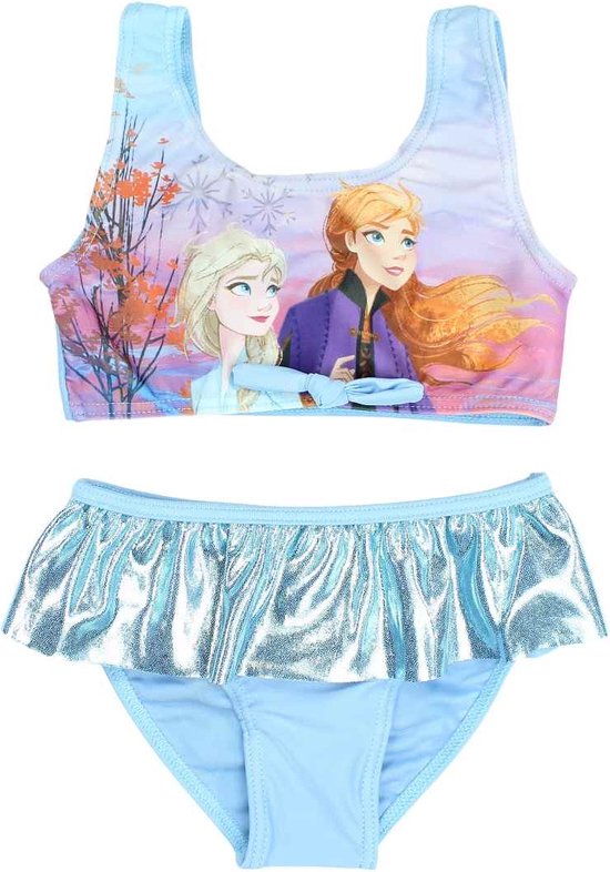 Frozen Bikini - Blauw - Maat 98/104