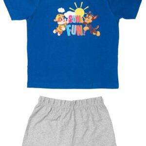 Paw Patrol Pyjama / Shortama - Blauw / Grijs
