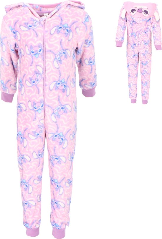 Lilo & Stitch Coral-Fleece Onesie - Maat 98/104