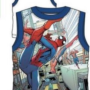 Marvel Spiderman mouwloos t-shirt - wit