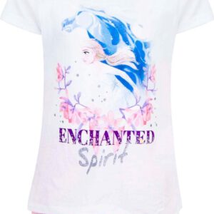 Disney Frozen Pyjama / Shortama- Wit/Roze