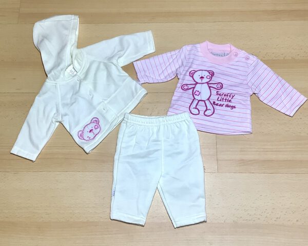 Aardvark 3-delige baby set Beer - Maat 46