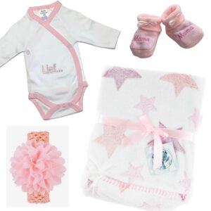 Kraampakket / Baby cadeauset - 4 delig - MAMA - Maat 56/62