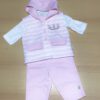 Scruffy Bear 3-delige babyset - Roze - Maat 56/62