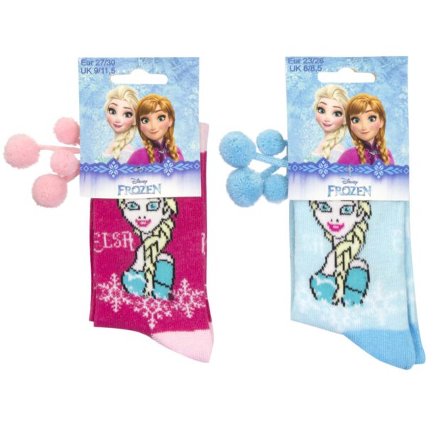 Frozen Sokken set van 2 met Pompon