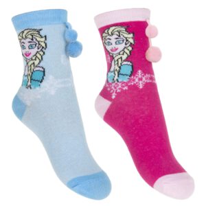 Frozen Sokken set van 2 met Pompon