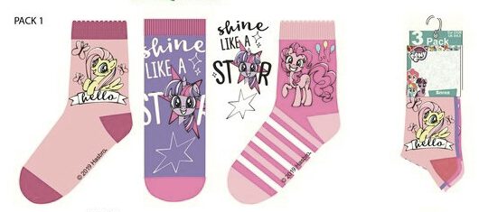 My Little Pony Sokken - Set van 3 - Maat 23/26