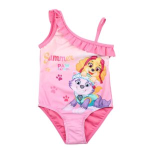 Paw Patrol badpak - Skye en Everest - Donkerroze