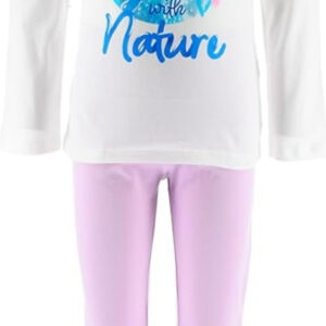 Frozen Pyjama - One with Nature - Off white/Lila