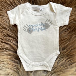 Rompertje - Mooiste Mama - Creme/Blauw