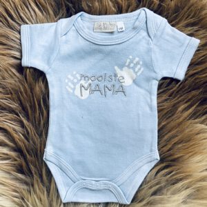 Rompertje - Mooiste Mama - Blauw