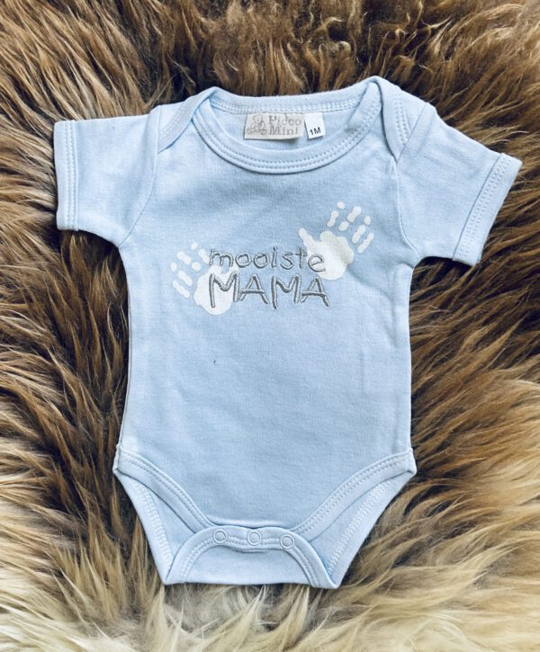 Rompertje - Mooiste Mama - Blauw