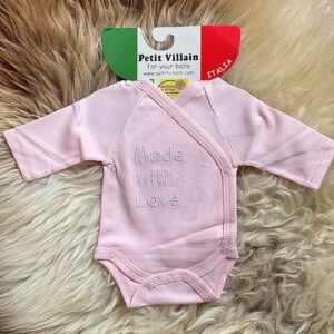 Romper - Made with Love - Roze - Maat 56/62