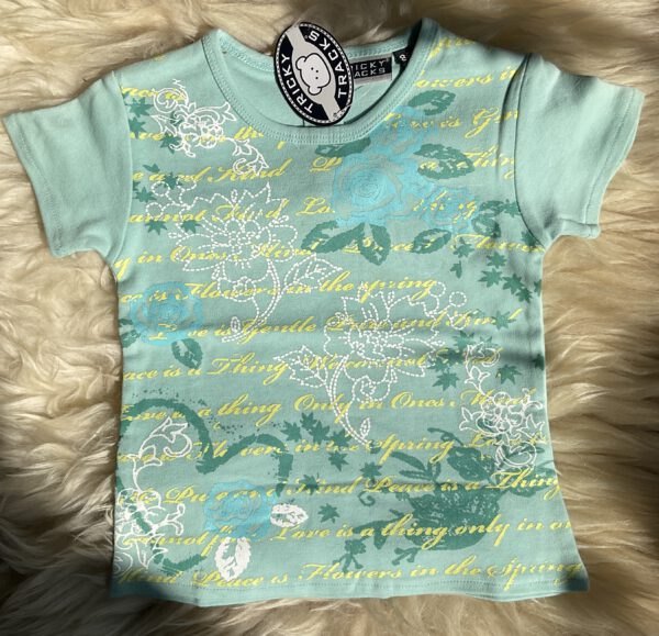 Tricky Tracks shirt - mintgroen