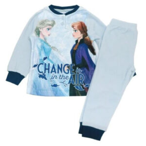 Frozen Fleece Pyjama - Change is in the air - Lichtblauw