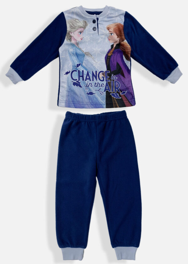 Frozen Fleece Pyjama - Change is in the air - Navy