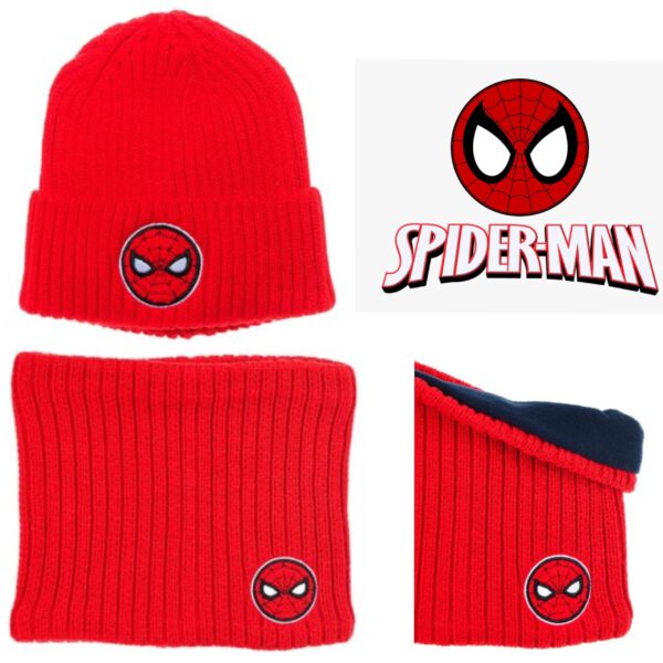 Spiderman Set - Muts + Col - Rood