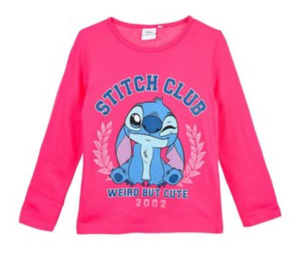 IMG_8668 Stitch Shirt - Lange Mouw - Fuchsia