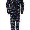 IMG_8732 Stitch Onesie - Fleece - Zwart
