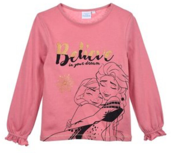 IMG_8889 Frozen Shirt - Elsa - Off White / Goud