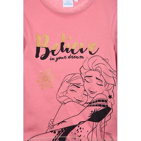 IMG_8890 Frozen Shirt - Elsa - Off White / Goud