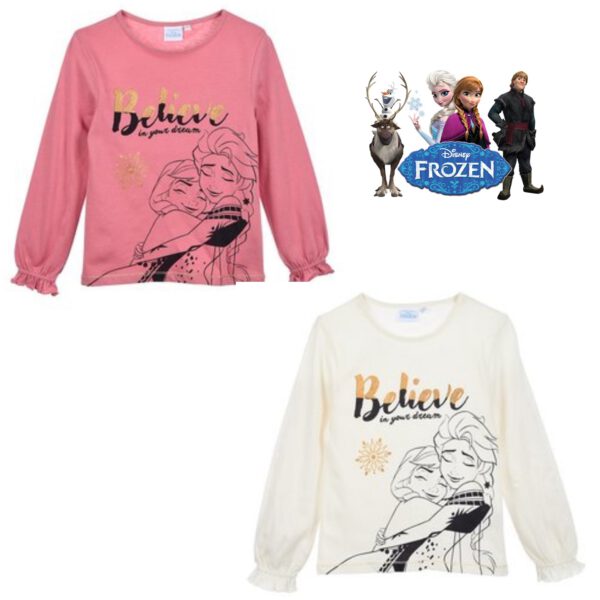 IMG_9021 Frozen Shirt - Elsa - Off White / Goud