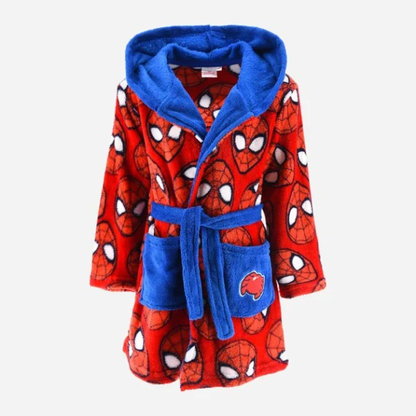 IMG_8764 Spiderman Badjas - Coral Fleece